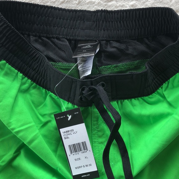 NWT Adidas Youth Boys’ Swim Trunks - Picture 3 of 4